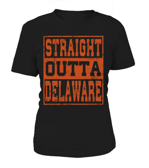 Delaware Straight outta Delaware Vintage Women's T-Shirt