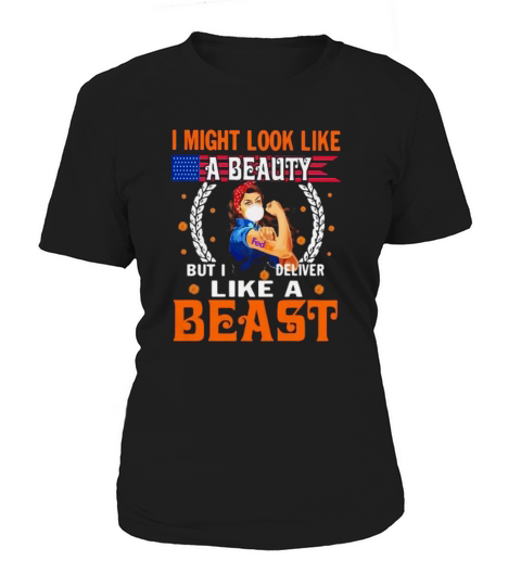 Fedex I might look like a beauty but I deliver like a beast Coronavirus shirtc Women's T-Shirt