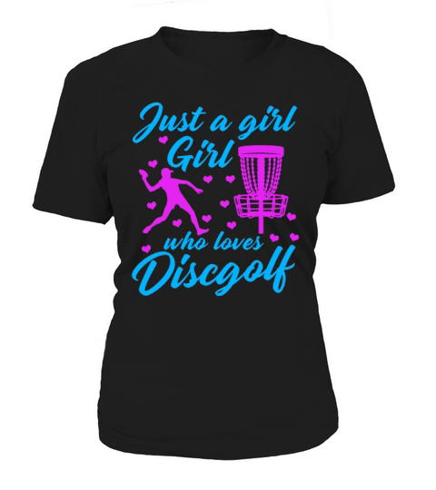 Girl Who Loves Disc Golf Vintage Ultimate Frisbee Women's T-Shirt