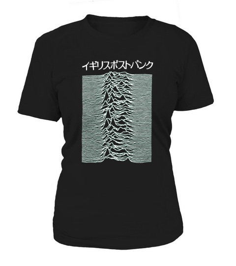 Japanese Joy Division Unknown Pleasures Pulsar Art Women's T-Shirt