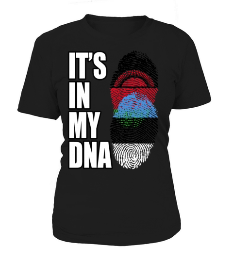 Malawian And Estonian Mix Heritage DNA Flag Women's T-Shirt