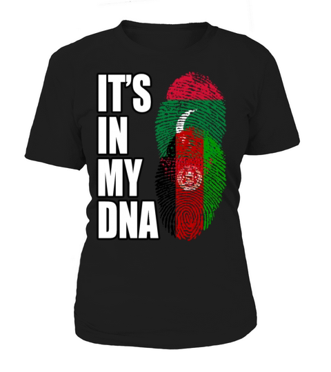 Maldivian And Afghanistan Mix Heritage DNA Flag Women's T-Shirt