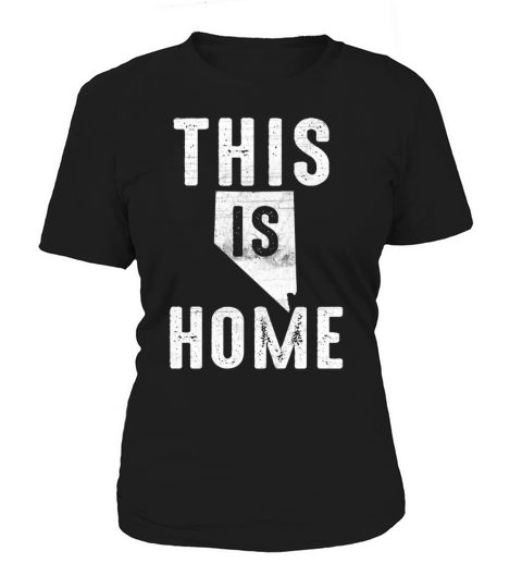Map America US State Flag This Home Nevada Women's T-Shirt