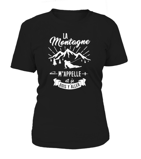 Ski La Montagne MAppelle Mountain Gift for Men Women Women's T-Shirt