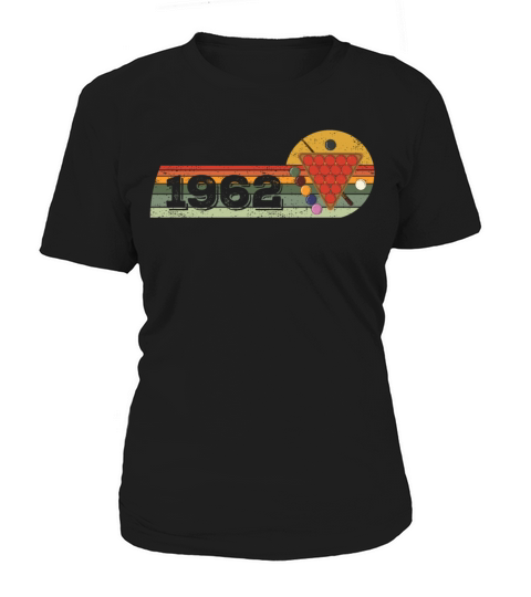 Snooker Snooker-game Vintage born 1962 Birthday Women's T-Shirt