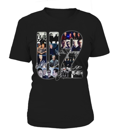 U2 band music signatures shirt Women's T-Shirt