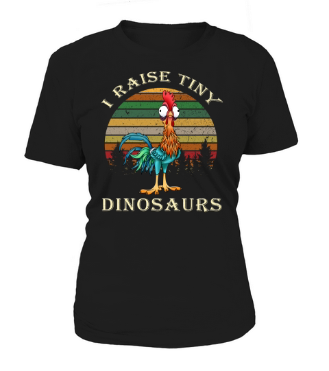 Vintage I Raise Tiny Dinosaurs Chicken Women's T-Shirt