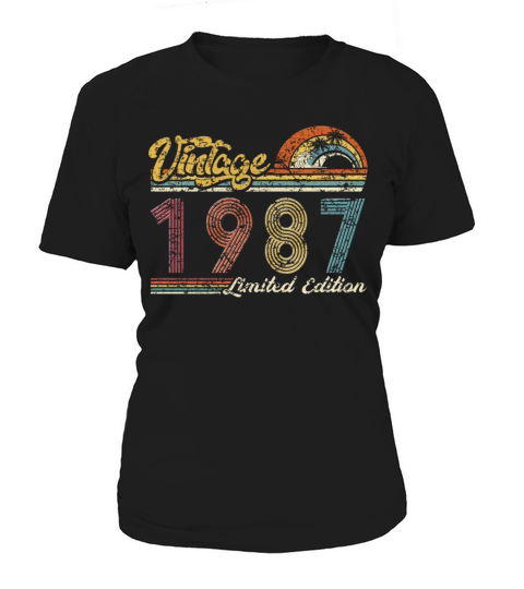 Vintage "Limited Edition" Vintage 1987 Birthday Women's T-Shirt