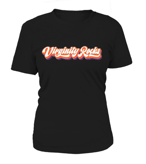 Virginity Rocks Retro Vintage 70s Style Women's T-Shirt