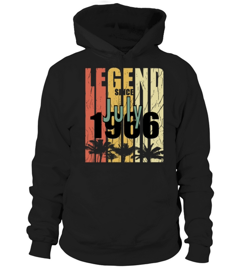 1966 july vintage birthday Hoodie Unisex