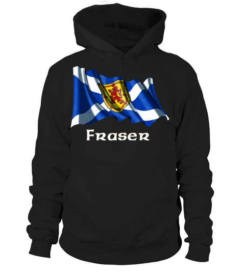 Clan Fraser Scottish Flag Hoodie Unisex