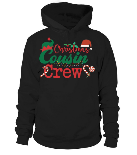Cousin Claus Santa Funny Christmas Pajama Matching Hoodie Unisex