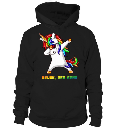 LICORNE beurk des gens Hoodie Unisex