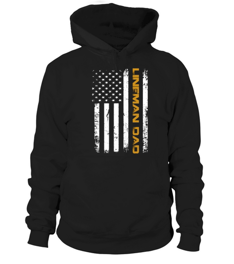 Vintage USA Lineman Dad American Flag Father’s Day shirt - Baby Onesie Hoodie Unisex