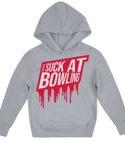 I suck at bowling Kids Hoodie