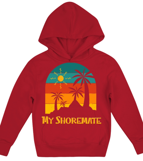 My Shoremate Beach Friends Ocean Buddy Couples Kids Hoodie