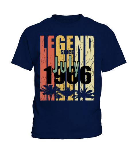 1966 july vintage birthday Kids T-Shirt