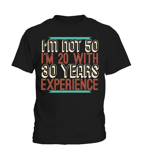 50th Birthday 50 Fifty Fiftieth Age Anniversary Kids T-Shirt