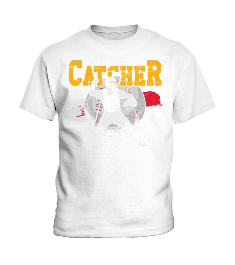 Baseball Fan Catcher Vintage Kids T-Shirt