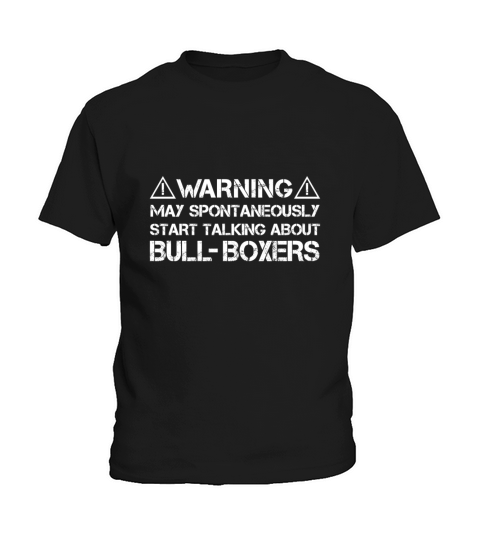 Bull-Boxer Warning Kids T-Shirt