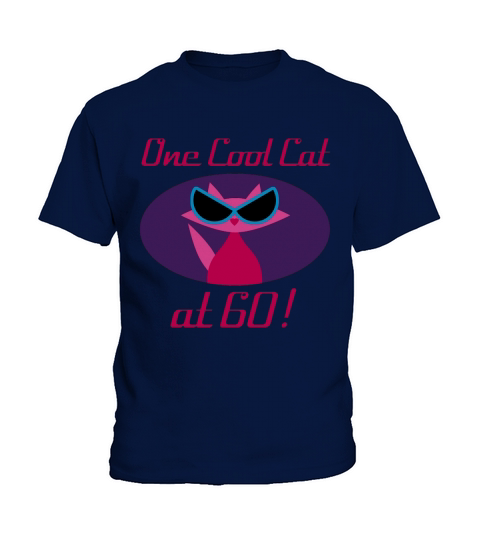 Cool Cat 60th Birthday Kids T-Shirt