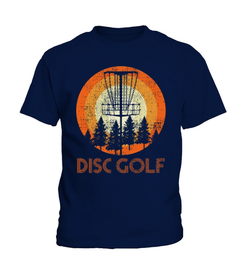 Disc Golf Player Vintage Kids T-Shirt