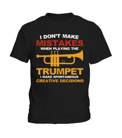 Funny Trumpeter Trumpet Player Vintage Gifts Kids T-Shirt