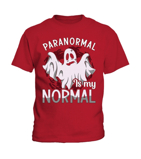 Ghost Hunter Paranormal Is My Normal Ghost Hunting Kids T-Shirt
