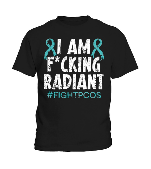 I Am Radiant Polycystic Ovary Syndrome Warrior Kids T-Shirt