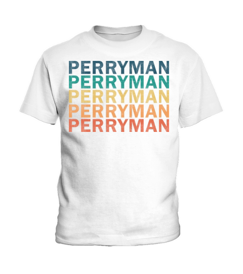 Perryman Name T Shirt - Perryman Vintage Retro Nam Kids T-Shirt