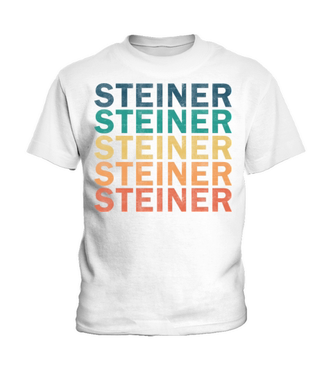 Steiner Name T Shirt - Steiner Vintage Retro Name Kids T-Shirt
