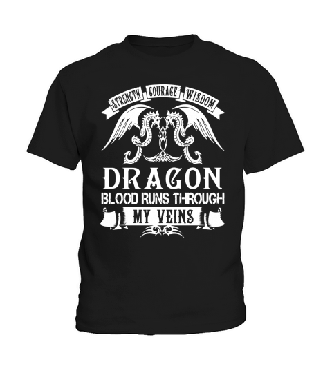 Strength Courage Wisdom CORNETT Blood Runs Through My Veins Name Shirts Kids T-Shirt
