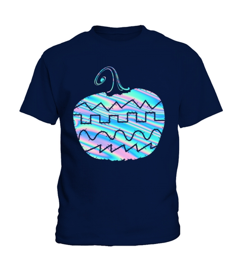 Synthesizer Pumpkin Colorful Kids T-Shirt