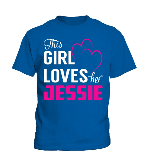 This Girl Loves Her JESSIE Name Shirts Kids T-Shirt