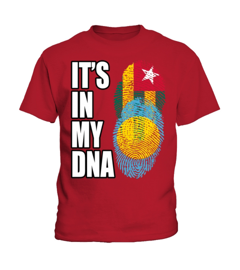 Togolese And Palauan Mix Heritage DNA Flag Kids T-Shirt