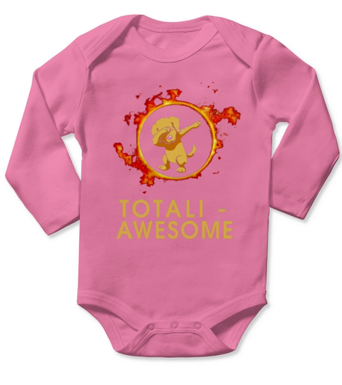 1479732 GOLDEN RETRIEVER SHIRTS GOLDEN DABBING TEE IN TOTAL ECLIPSE_BLACK Long Sleeve Baby One-Piece
