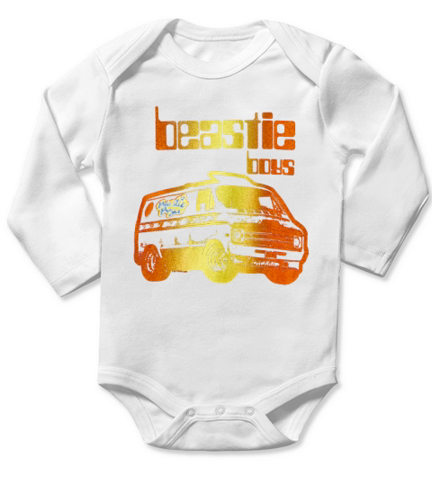 Beastie Boys Van  Art Long Sleeve Baby One-Piece