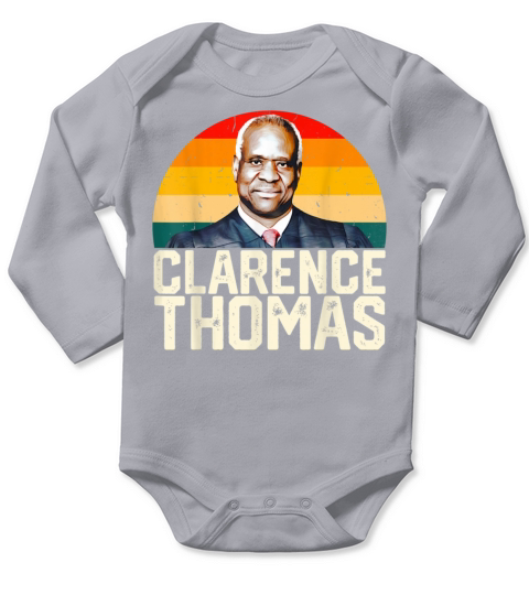 Clarence Thomas Supreme Court Justices Scotus Fun Long Sleeve Baby One-Piece