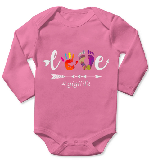 Colorful Love Gigi Life Long Sleeve Baby One-Piece