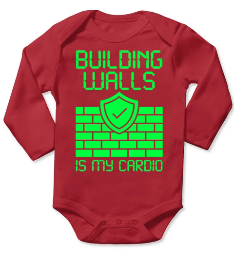 Cyber Security Firewall Data Protection Long Sleeve Baby One-Piece