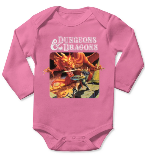 Dungeons and Dragons 1983 Long Sleeve Baby One-Piece