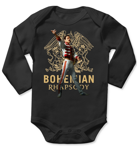 Freddie Mercury Queen Bohemian Rhapsody Tank Top shirt Long Sleeve Baby One-Piece