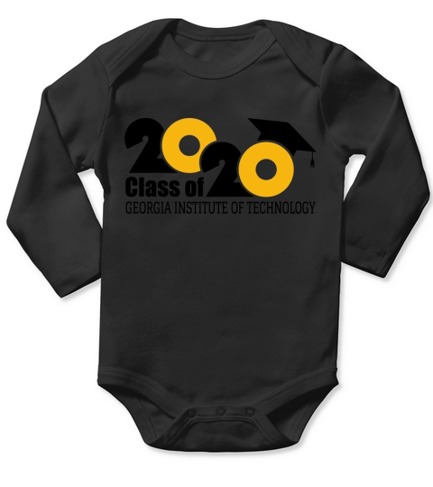 Georgia Institute of Technology Class of Graduation 2020 Long Sleeve Baby One-Piece