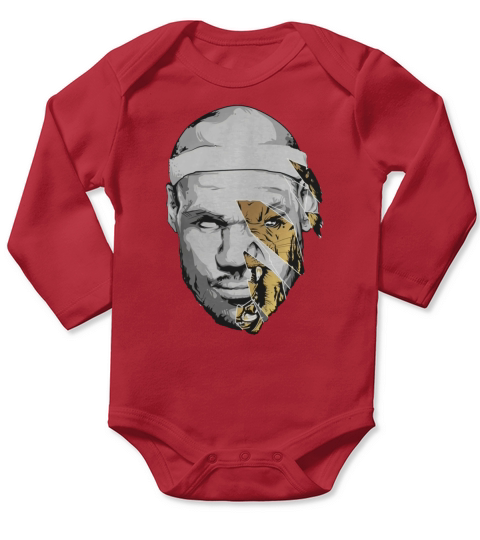 Heart of a Lion Lebron Shirt Long Sleeve Baby One-Piece