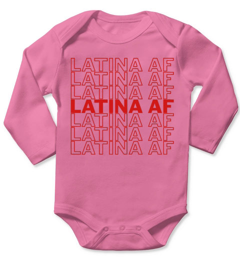 Latina AF Long Sleeve Baby One-Piece