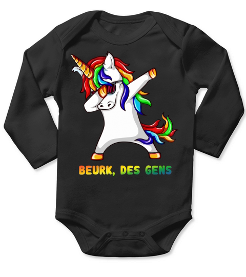 LICORNE beurk des gens Long Sleeve Baby One-Piece