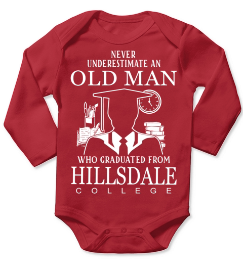 Man graduated from Hillsdale College - Coffee Mug (colored) Long Sleeve Baby One-Piece