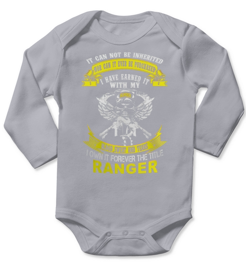 Own forever the title Army Ranger shirt Long Sleeve Baby One-Piece