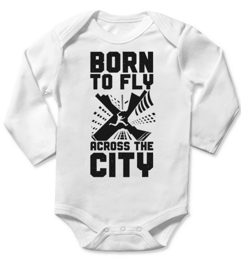Parkour Free Running Traceur Long Sleeve Baby One-Piece