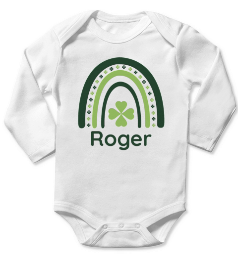 Roger Clover Boho Rainbow Long Sleeve Baby One-Piece